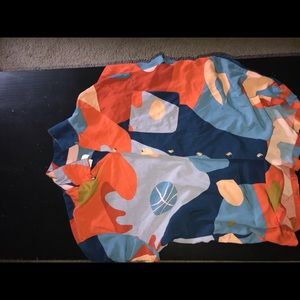 Urban outfitters cut paper button down shirt